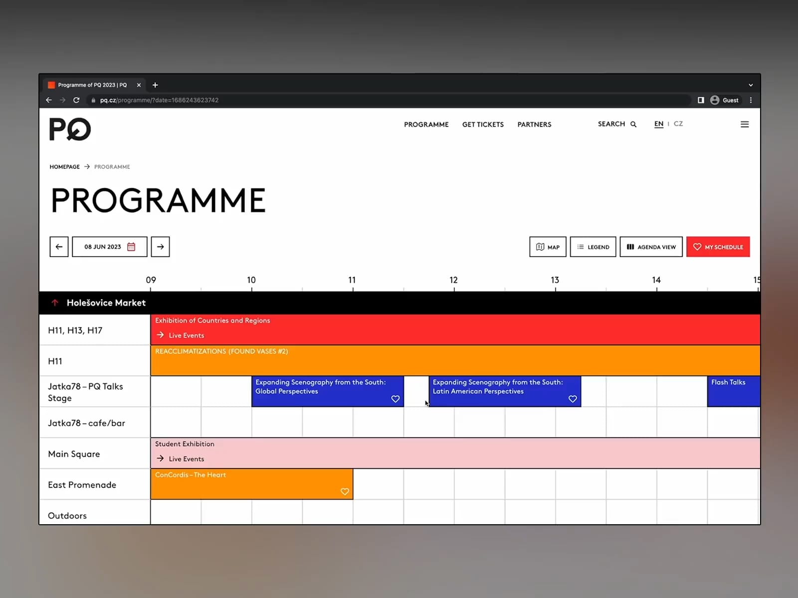 Interactive Timeline